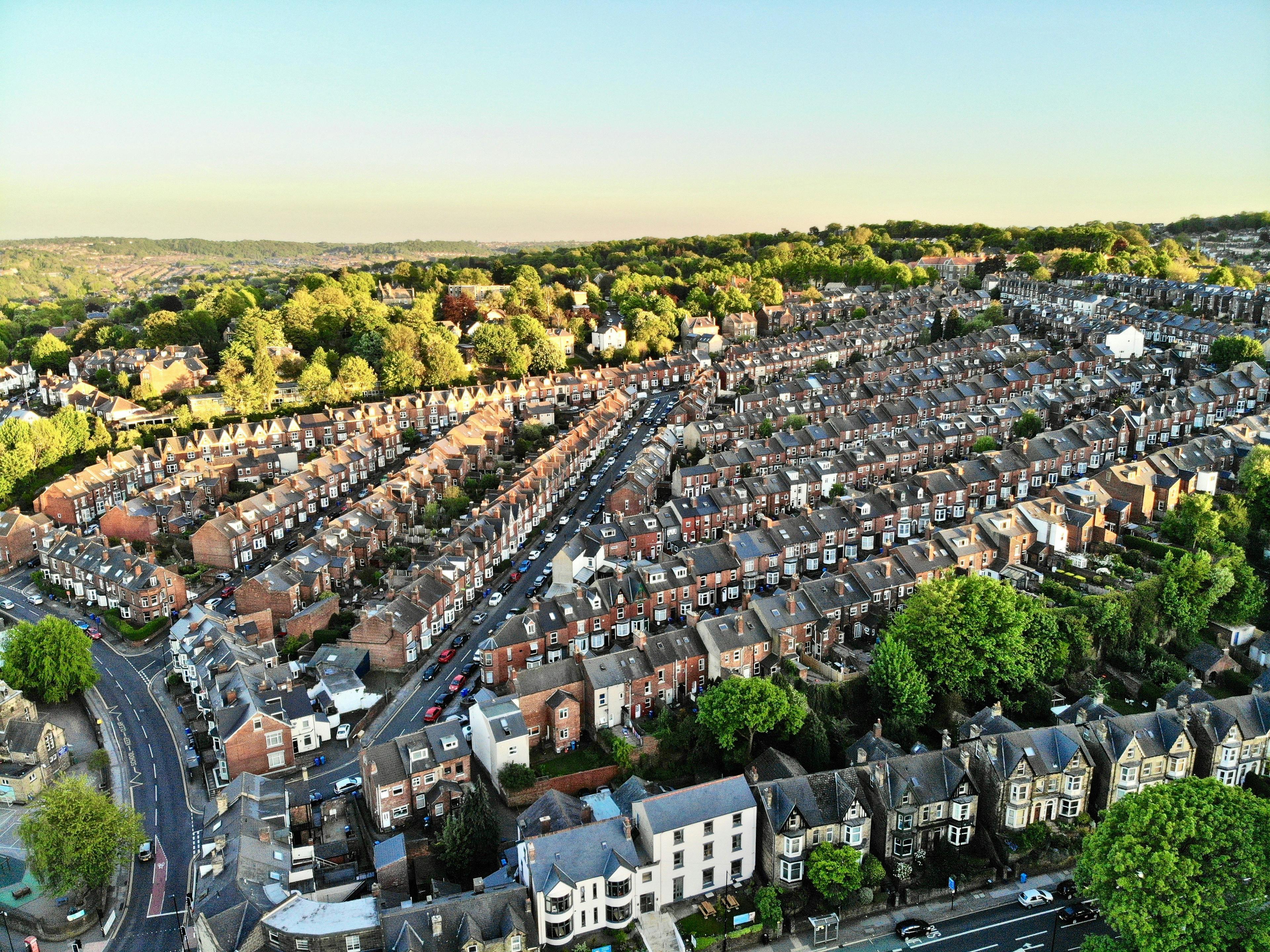 Image of a uk town